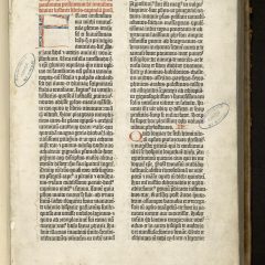 Bibliothèque de Saint-Omer. Bible de Gutemberg. Incunable 1.