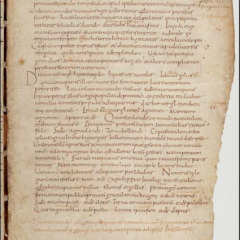 Bibliothèque de Laon. Commentarii in Vergilium, Sedulium artesque liberales. Manuscrit 468.