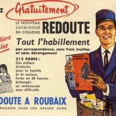 La Grand-Plage. La filature La Redoute. Buvard publicitaire, 20e siècle.