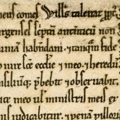 Archives et bibliothèque Abbeville. Charte communale de 1184. 1Fi19/48.