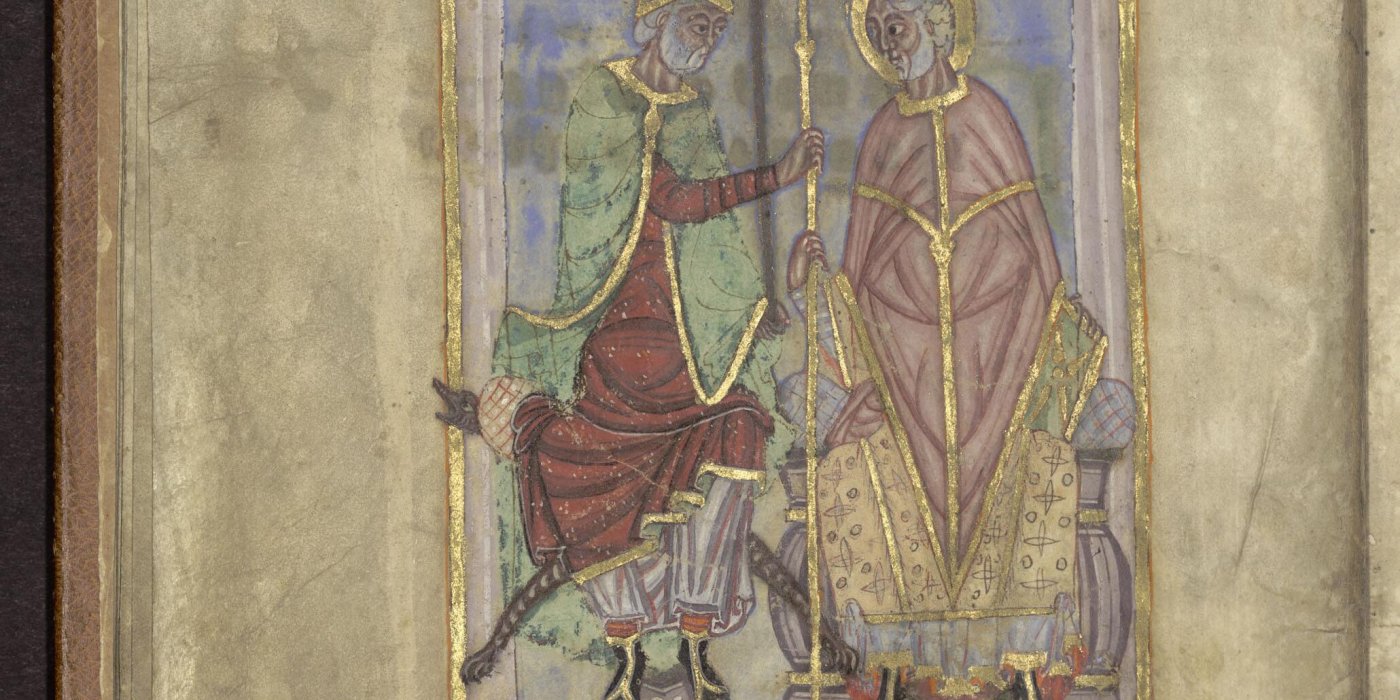 Bibliothèque de Saint-Omer. Recueil hagiographique contenant la Vie de Saint-Omer. Manuscrit 698.