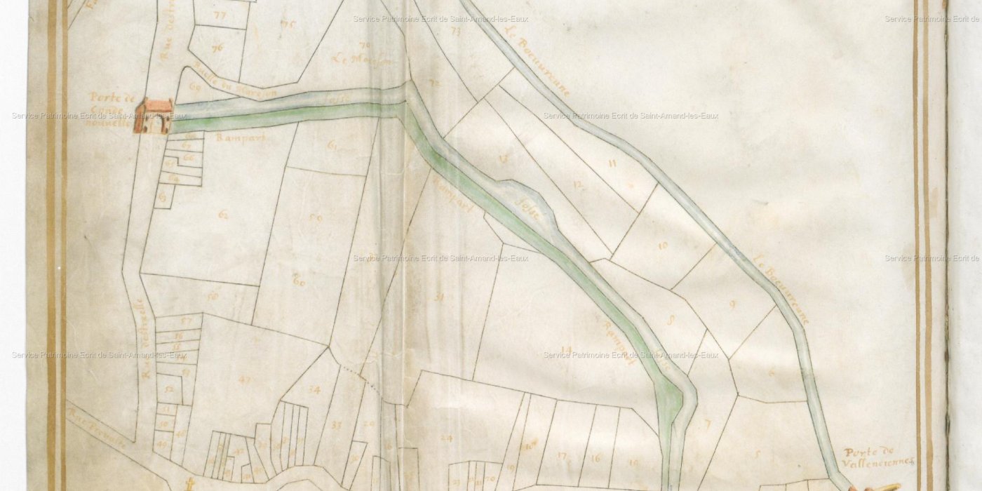 Médiathèque communautaire des Encres de Saint-Amand-les-Eaux. Les terriers de la Seigneurie de Saint-Amand. Volume 3. Jean Bayart.