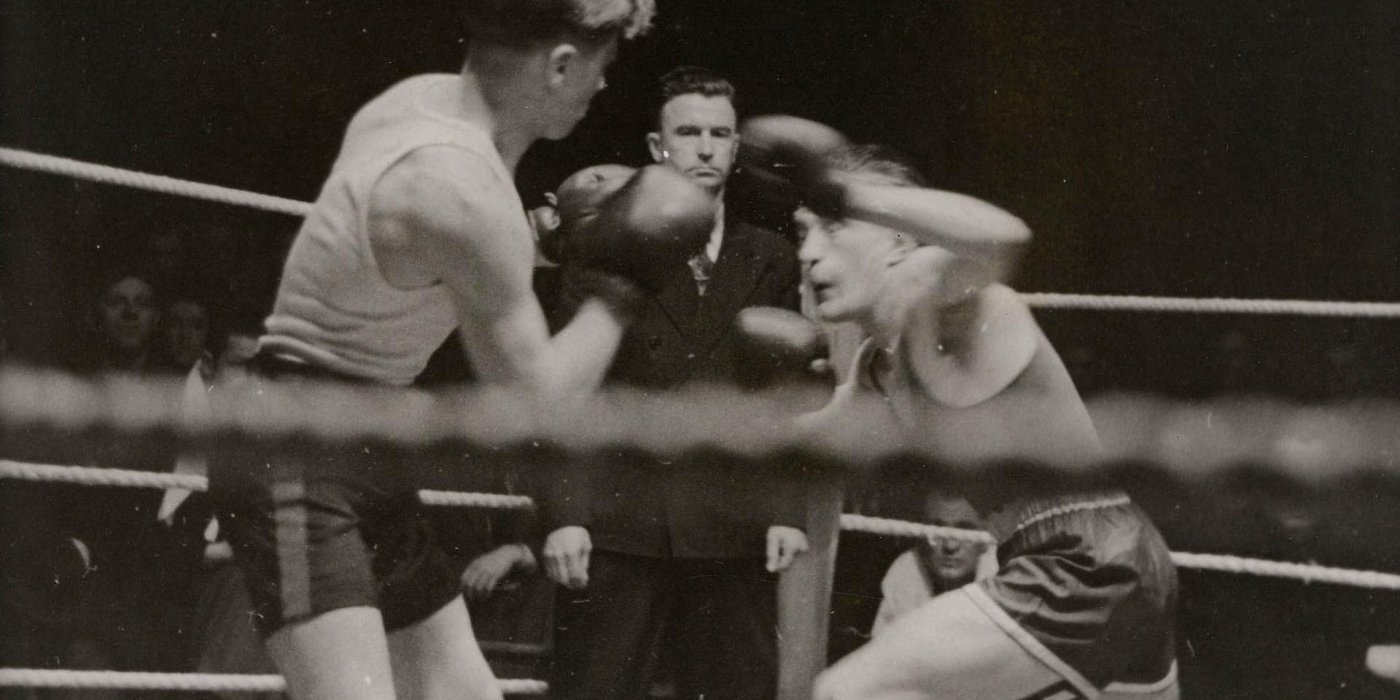 [Sport] Bibliothèque Jean Lévy de Lille. Boxe à Tourcoing. Portefeuille 99/21.