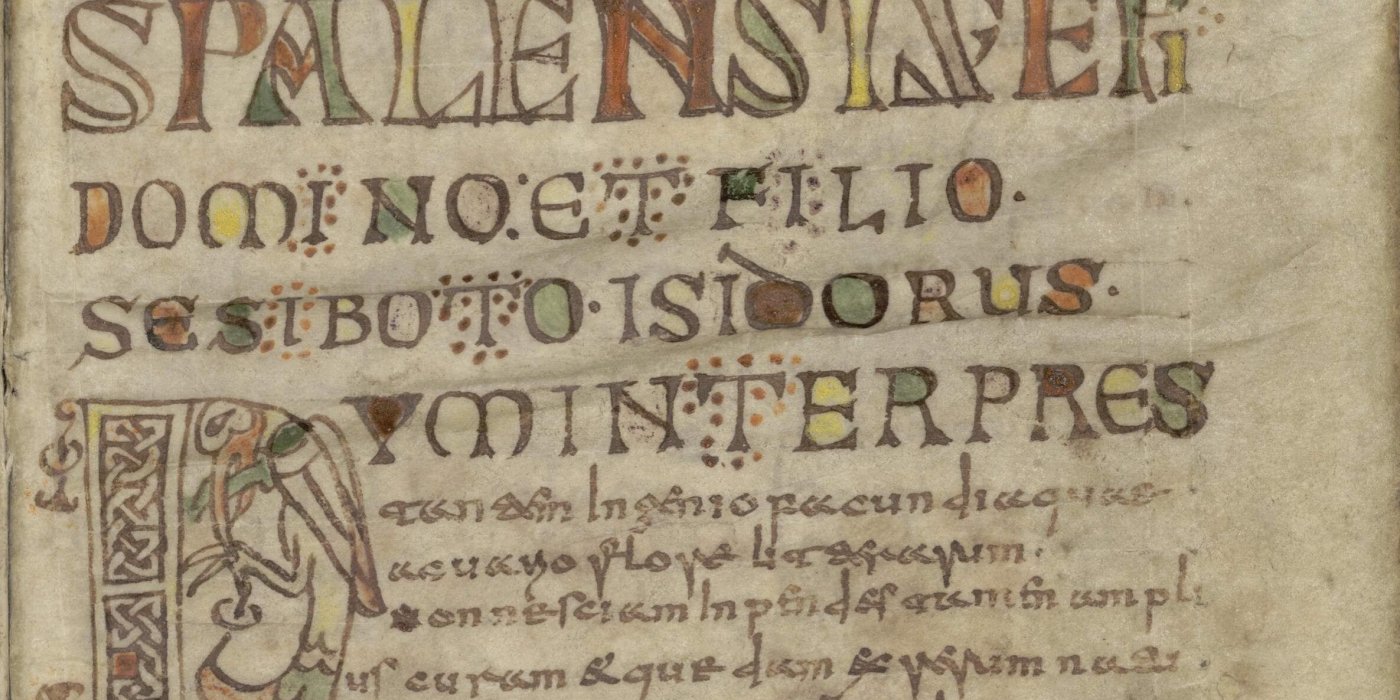 Bibliothèque de Laon. Traité de la nature et recueil d'œuvres d'Isidore de Séville. Manuscrit 423.